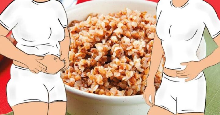 buckwheat croup အပေါ် slimming