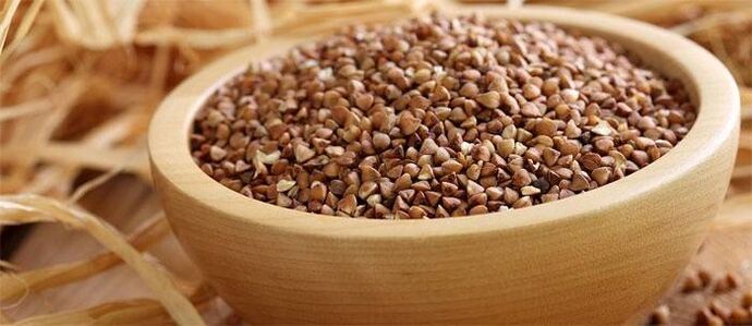 10 ကီလိုဂရမ်အားဖြင့်တစ်လလျှင်အလေးချိန်ဆုံးရှုံးမှုအတွက် buckwheat