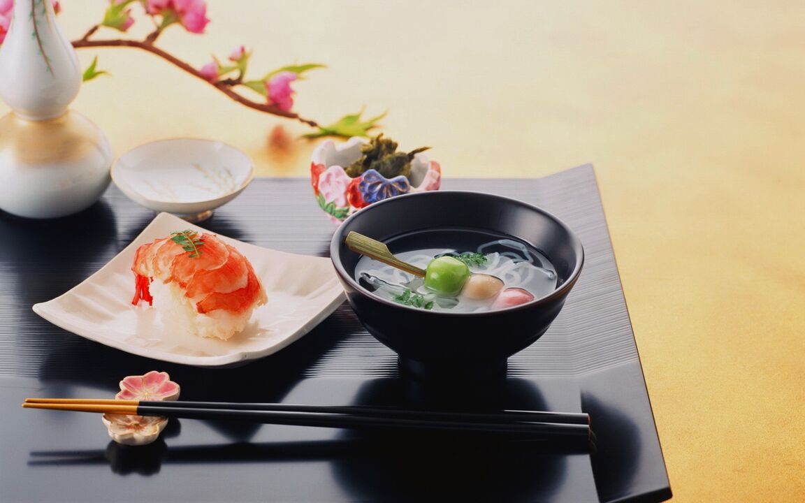 ဂျပန်အစားအစာအတွက်ဟင်းလျာများ